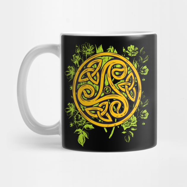 Triskele Celtic Symbol by Foxxy Merch